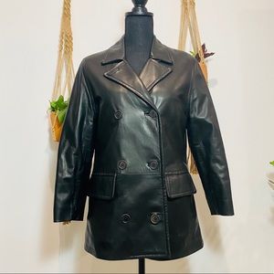 Coach Black Leather Jacket